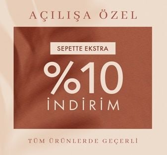 Sepette %10 İndirim